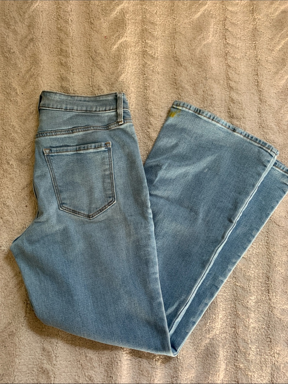 Old Navy Light Blue Wide-Leg Jeans